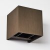 Badajoz Muurlamp LED Bruin, 1-licht