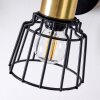 Kesao Muurlamp Messing, Zwart, 1-licht