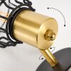 Kesao Muurlamp Messing, Zwart, 1-licht