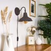 Palaina Muurlamp Bruin, 1-licht