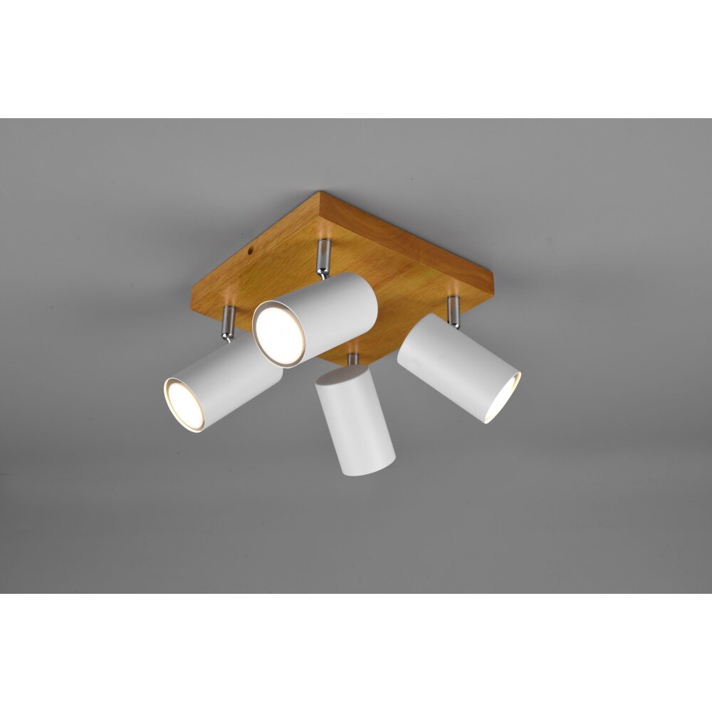 Trio Marley Spotlamp Hout licht, 4-lichts main product photo