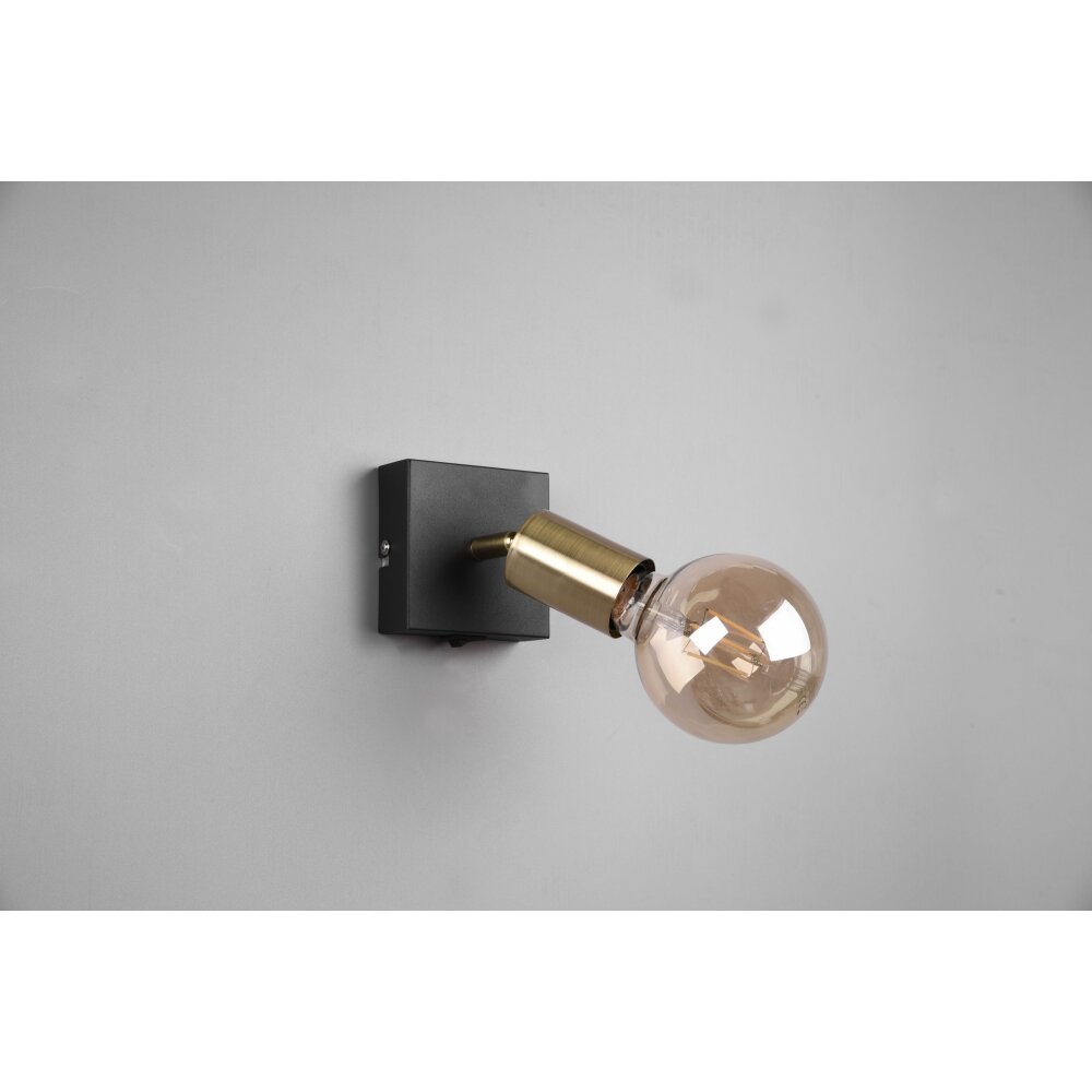Reality Vannes Spotlamp Zwart, 1-licht