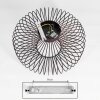 Wemude Plafondlamp Koperkleurig, Zwart, 1-licht