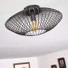 Wemude Plafondlamp Zwart-Goud, 1-licht