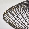 Wemude Plafondlamp Zwart-Goud, 1-licht
