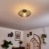 Wemude Plafondlamp Zwart-Goud, 1-licht