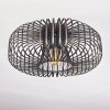 Wemude Plafondlamp Zwart-Goud, 1-licht