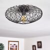 Wemude Plafondlamp Zwart-Goud, 1-licht