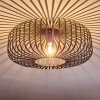 Wemude Plafondlamp Zwart-Goud, 1-licht