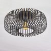 Wemude Plafondlamp Zwart-Goud, 1-licht