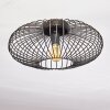 Wemude Plafondlamp Zwart-Goud, 1-licht