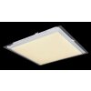 Globo RENA Plafondlamp LED Nikkel mat, Wit, 1-licht, Afstandsbediening, Kleurwisselaar