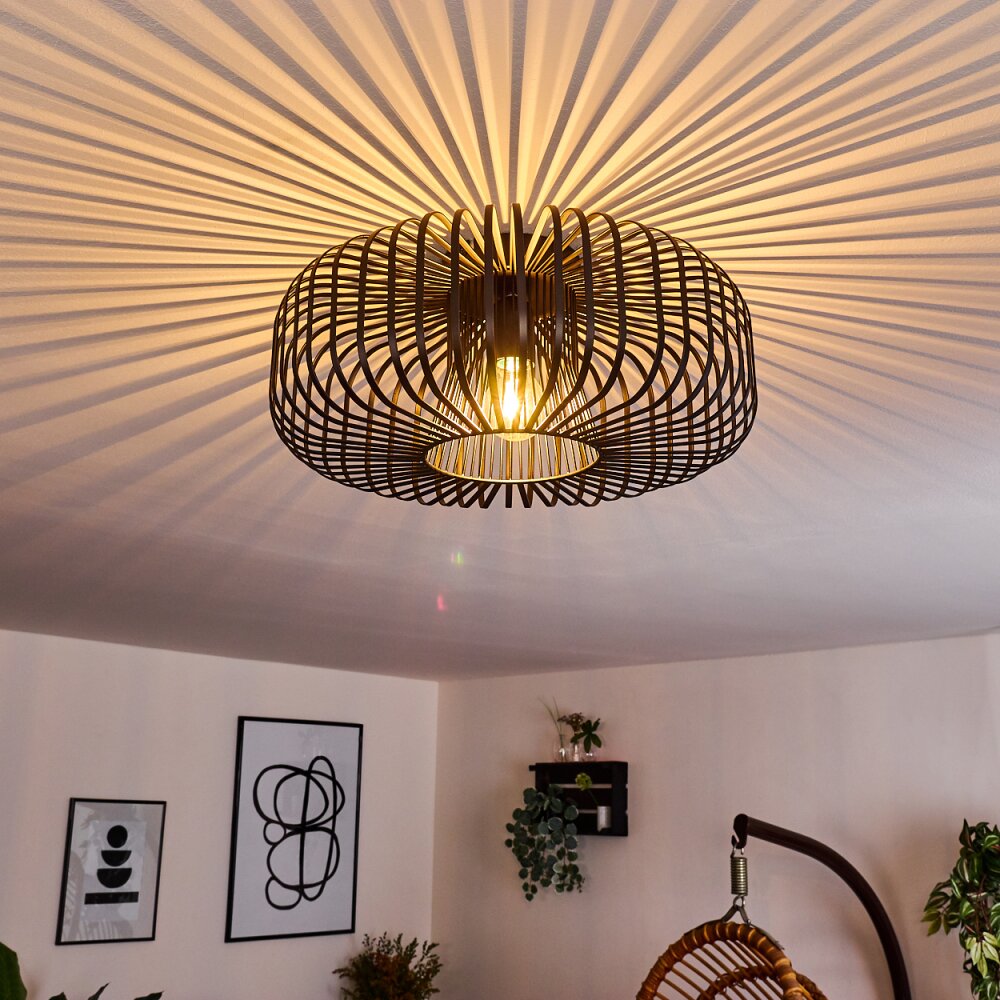 Wemude Plafondlamp Zwart, 1-licht main product photo