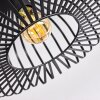 Wemude Plafondlamp Zwart, 1-licht