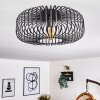 Wemude Plafondlamp Zwart, 1-licht