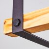 Maladera Plafondlamp Hout licht, Roest, Zwart, 1-licht Maladera Plafondlamp Hout licht, Roest, Zwart, 1-licht