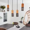 Lenalau Hanglamp Zwart, 4-lichts
