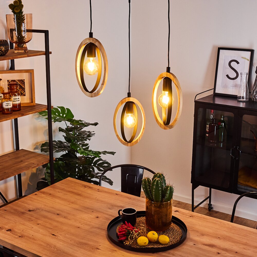 Kintore Hanglamp Zwart, 3-lichts main product photo