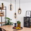 Kintore Hanglamp Zwart, 3-lichts