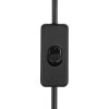 Globo ADALIE Tafellamp Hout licht, Zwart, 1-licht