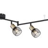 Globo FIASTRA Plafondlamp Zwart, 6-lichts