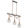 Globo VALERIE Hanger Bruin, Zwart, 3-lichts