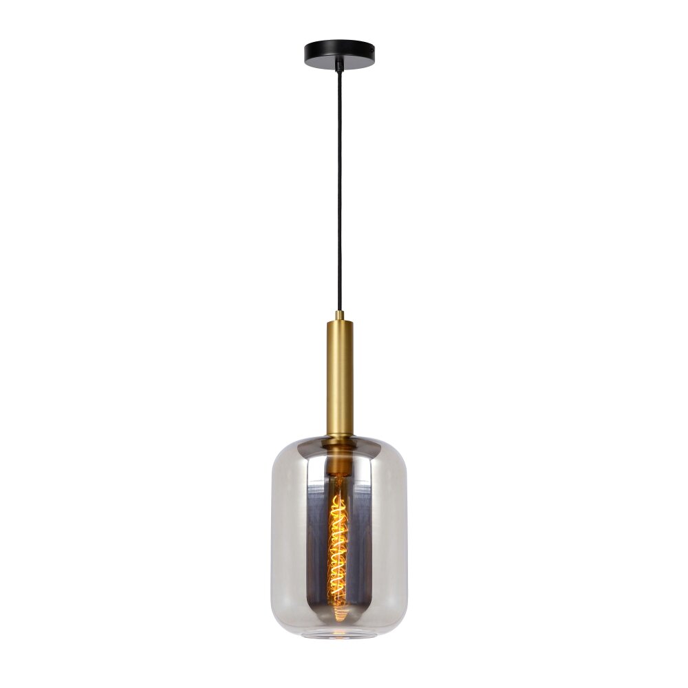 Lucide JOANET Hanglamp Goud, Messing, Zwart, 1-licht main product photo