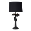 Lucide COCONUT Tafellamp Zwart, 1-licht
