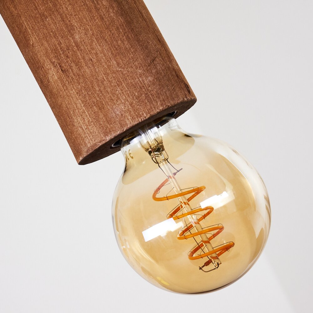 Chapana Hanglamp Bruin, Zwart, 4-lichts
