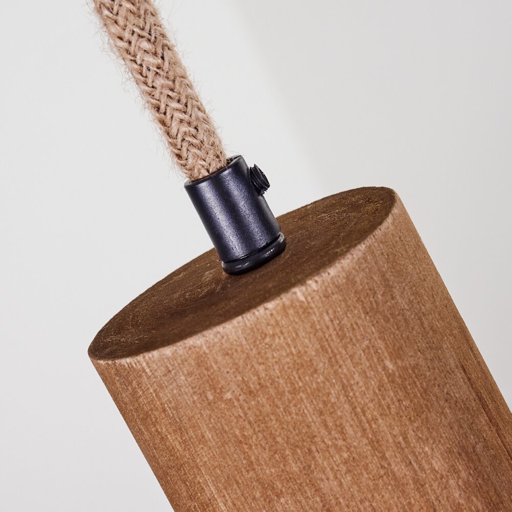 Chapana Hanglamp Bruin, Zwart, 4-lichts