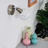 Warga Muurlamp LED Nikkel mat, 1-licht