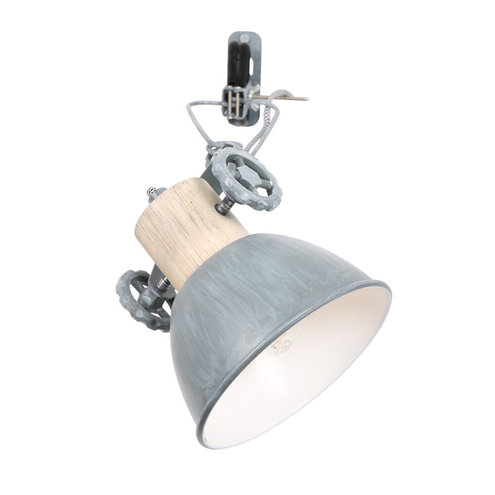 Steinhauer Gearwood Muurlamp Grijs, 1-licht main product photo