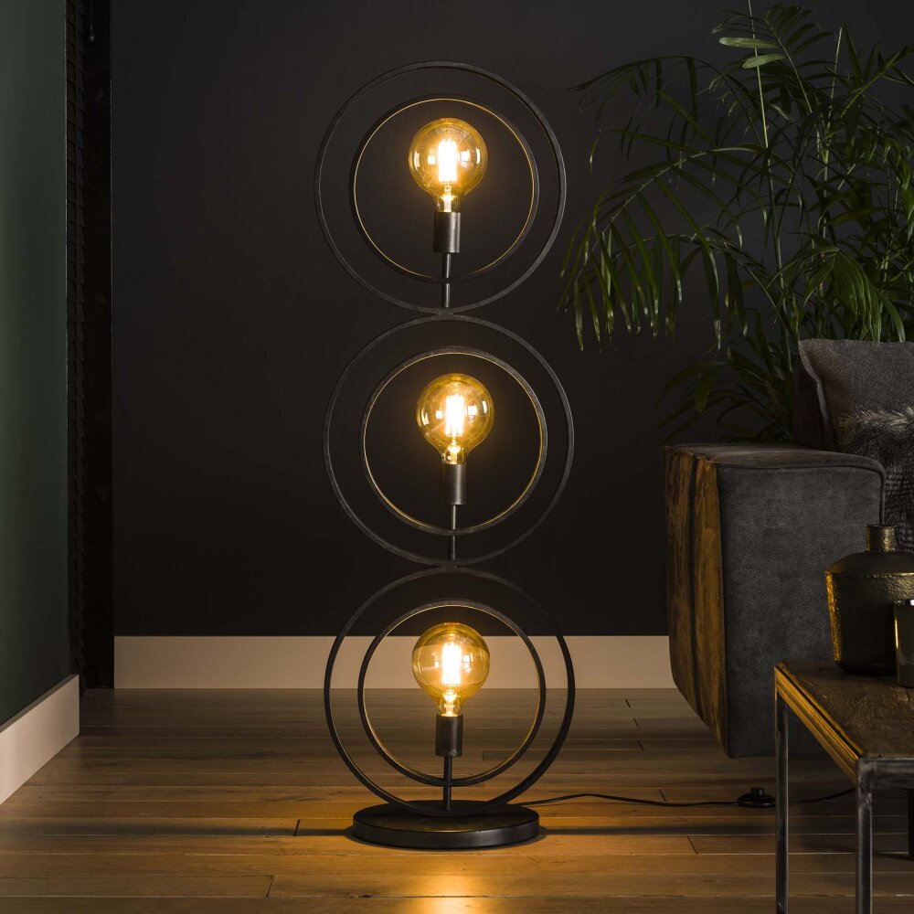 Mirandola Staande lamp Grijs, 3-lichts main product photo