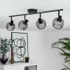 Pipisu Plafondlamp Zwart, 4-lichts