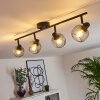 Pipisu Plafondlamp Zwart, 4-lichts