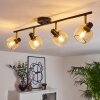 Pipisu Plafondlamp Goud, Messing, Zwart, 4-lichts