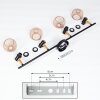 Pipisu Plafondlamp Goud, Messing, Zwart, 4-lichts