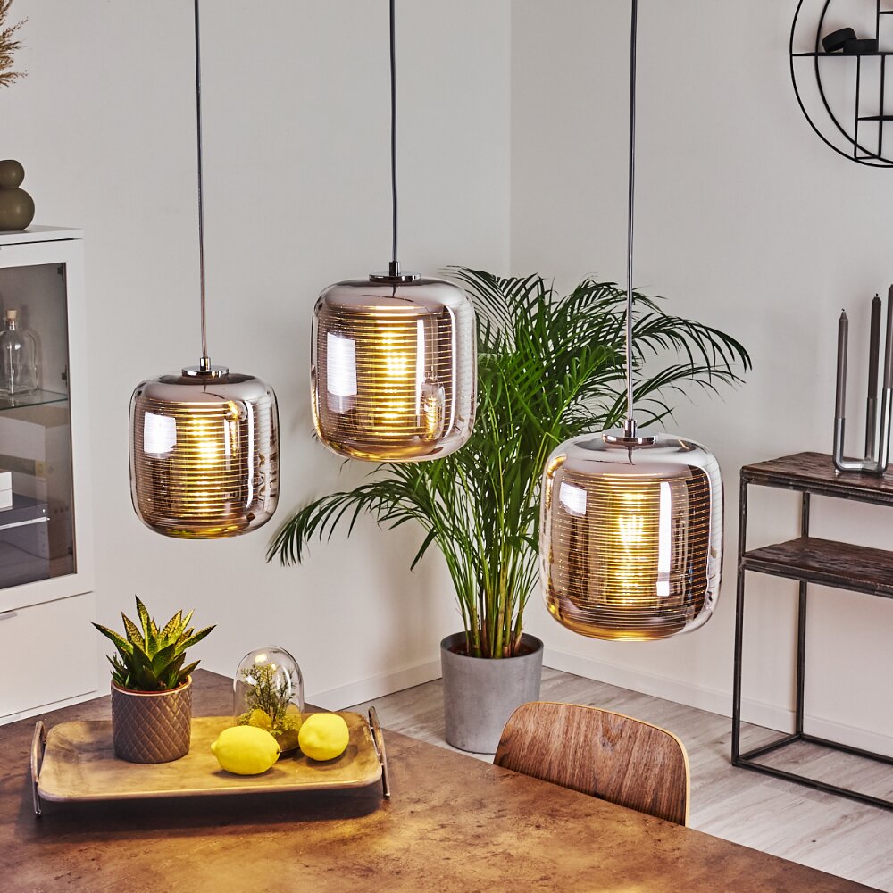 Verasara Hanglamp Chroom, 3-lichts