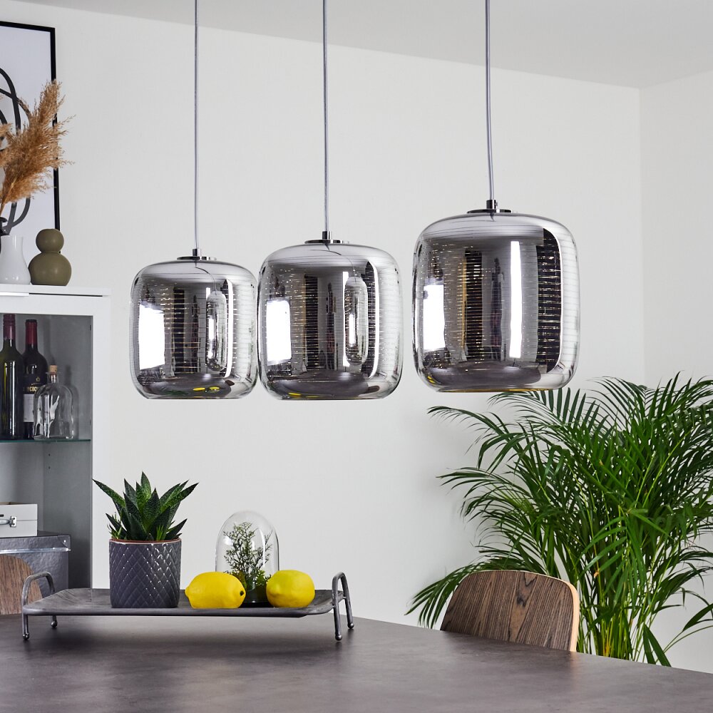 Verasara Hanglamp Chroom, 3-lichts