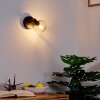 Pipisu Muurlamp Goud, Messing, Zwart, 1-licht
