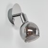 Stranderod Muurlamp Chroom, 1-licht