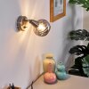 Warga Muurlamp LED Nikkel mat, 1-licht