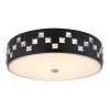 Globo ABELIA Plafondlamp LED Zwart, 1-licht