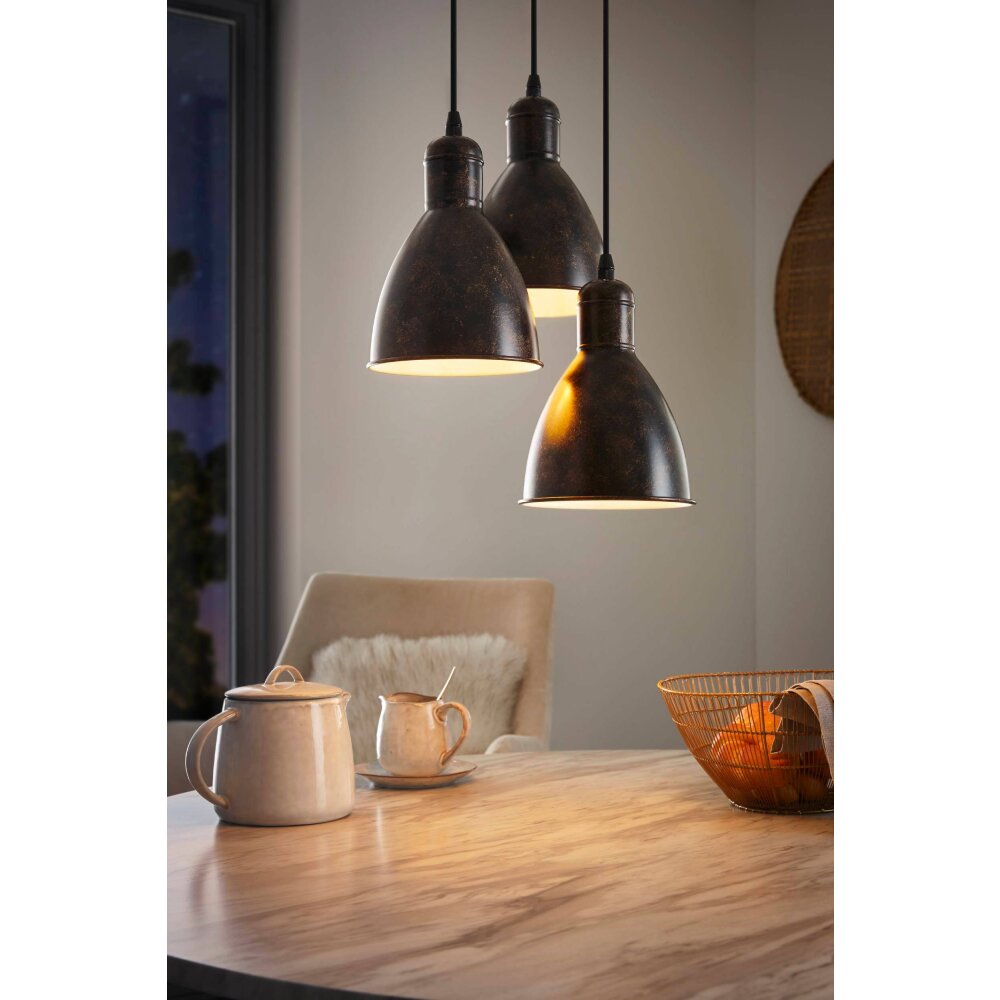 EGLO PRIDDY Hanger Koperkleurig, 3-lichts main product photo
