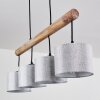 Adelboden Hanger Hout licht, Zwart, 4-lichts Adelboden Hanger Hout licht, Zwart, 4-lichts