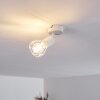 Baripada Plafondlamp Wit, 1-licht