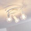 Baripada Plafondlamp Wit, 3-lichts