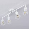 Baripada Plafondlamp Wit, 4-lichts Baripada Plafondlamp Wit, 4-lichts