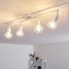 Baripada Plafondlamp Wit, 4-lichts Baripada Plafondlamp Wit, 4-lichts