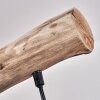 Gainesville Hanglamp Hout donker, Zwart, 4-lichts